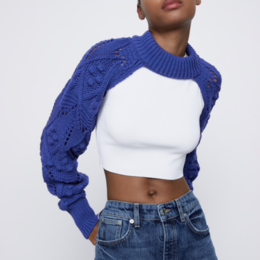 ZARA knit arm warmer/shrug BNWT